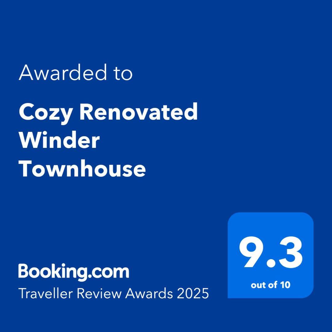 Cozy Renovated Winder Townhouse Traveller Awards 2025 Winner Εξωτερικό φωτογραφία